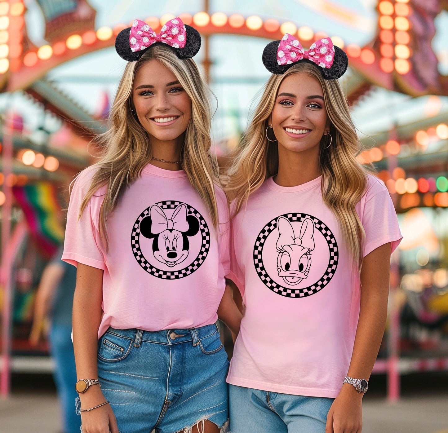 Checkerboard Characters - Tee’s & sweatshirts Unisex All Sizes