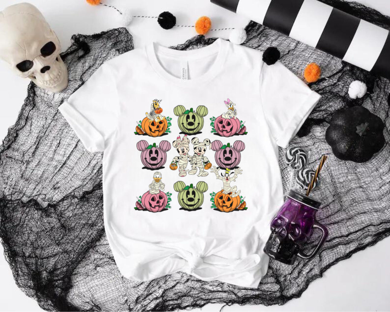 Mouse Pumpkins - T-Shirt Unisex All Sizes