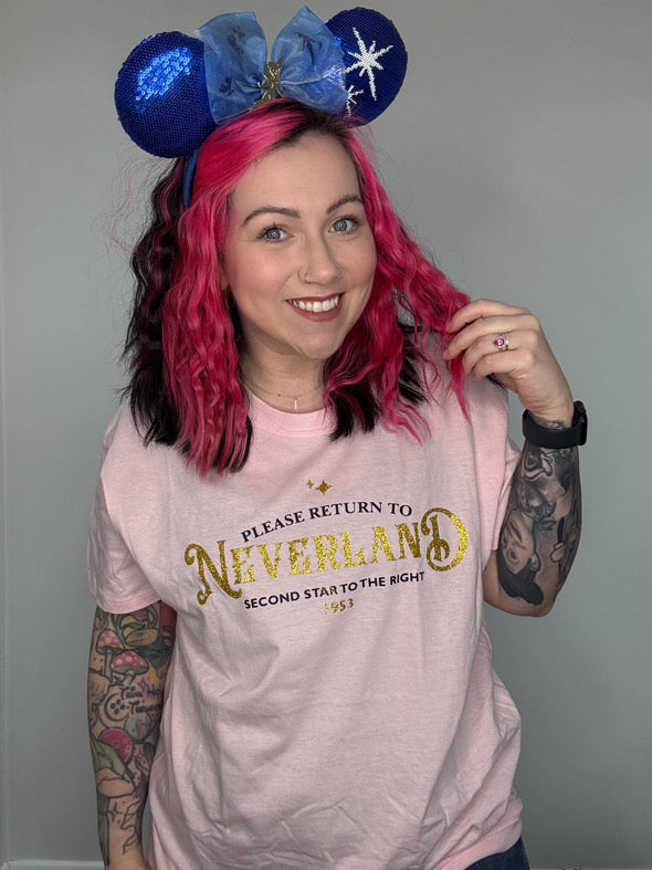 Please Return to *Neverland* - Tee’s & sweatshirts Unisex All Sizes