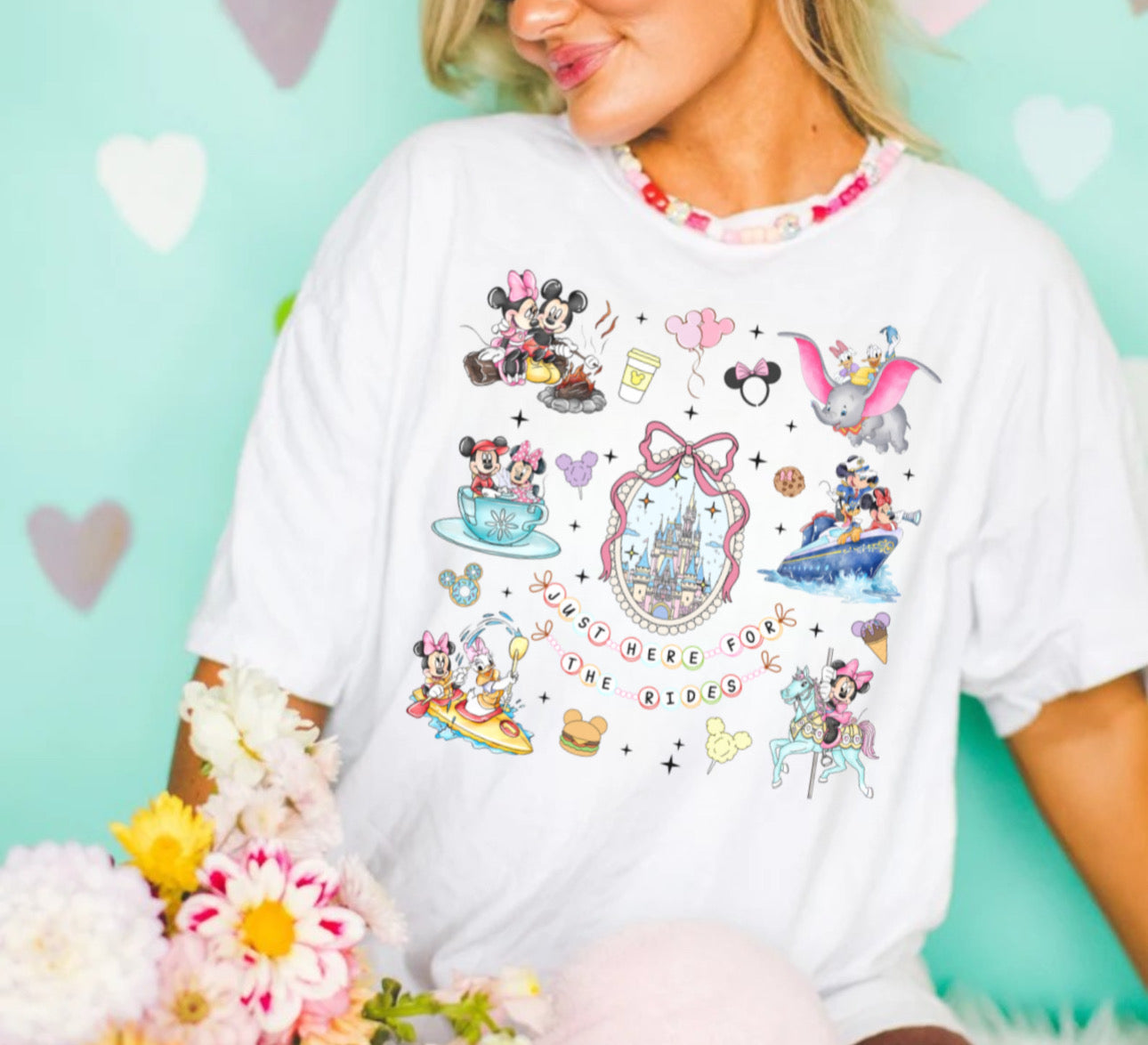 Just here for the rides - T-Shirt Unisex All Sizes