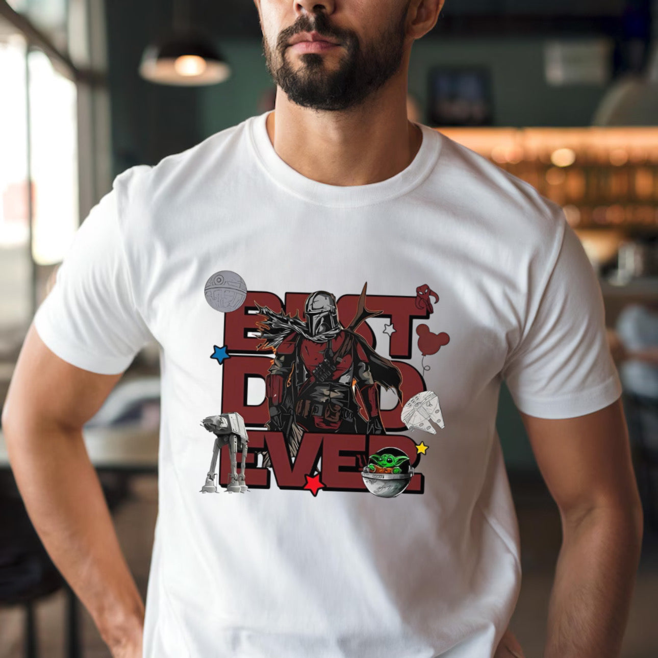 Best Dad / Multiple Characters - T-Shirt Unisex All Sizes