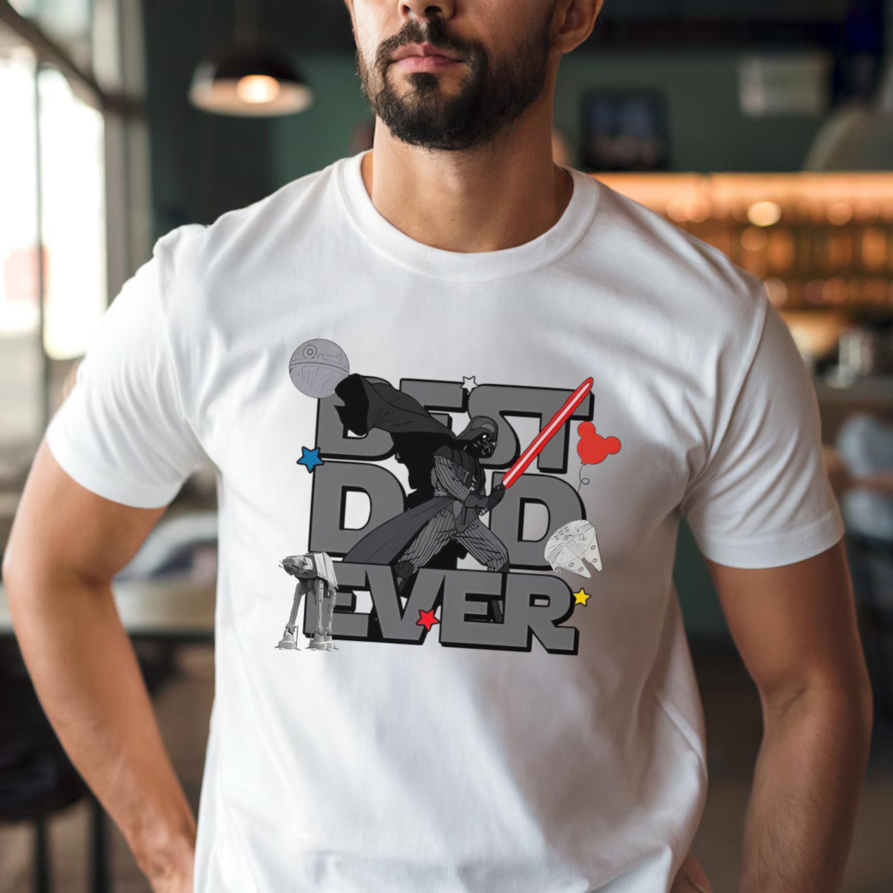 Best Dad / Multiple Characters - T-Shirt Unisex All Sizes