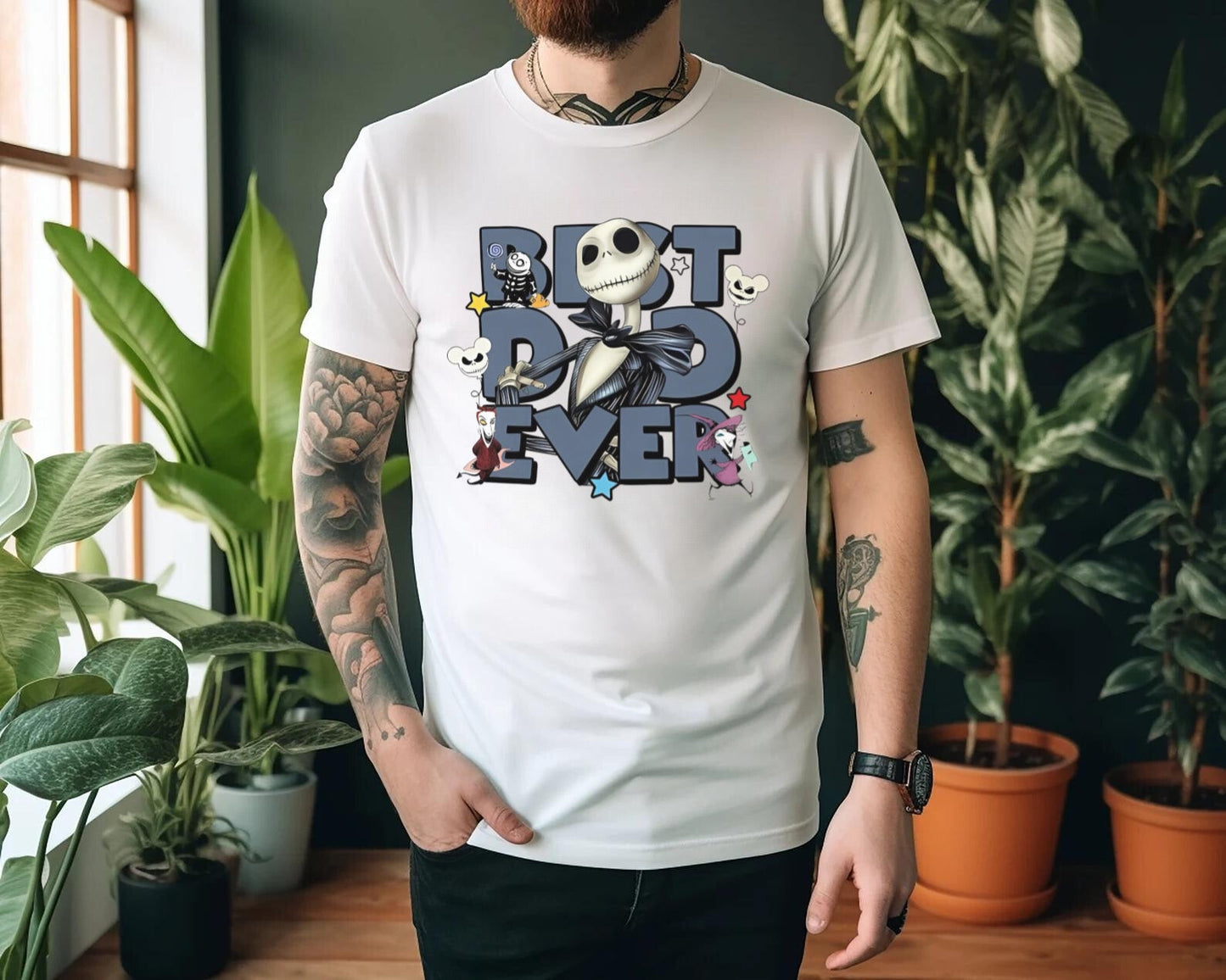 Best Dad / Multiple Characters - T-Shirt Unisex All Sizes