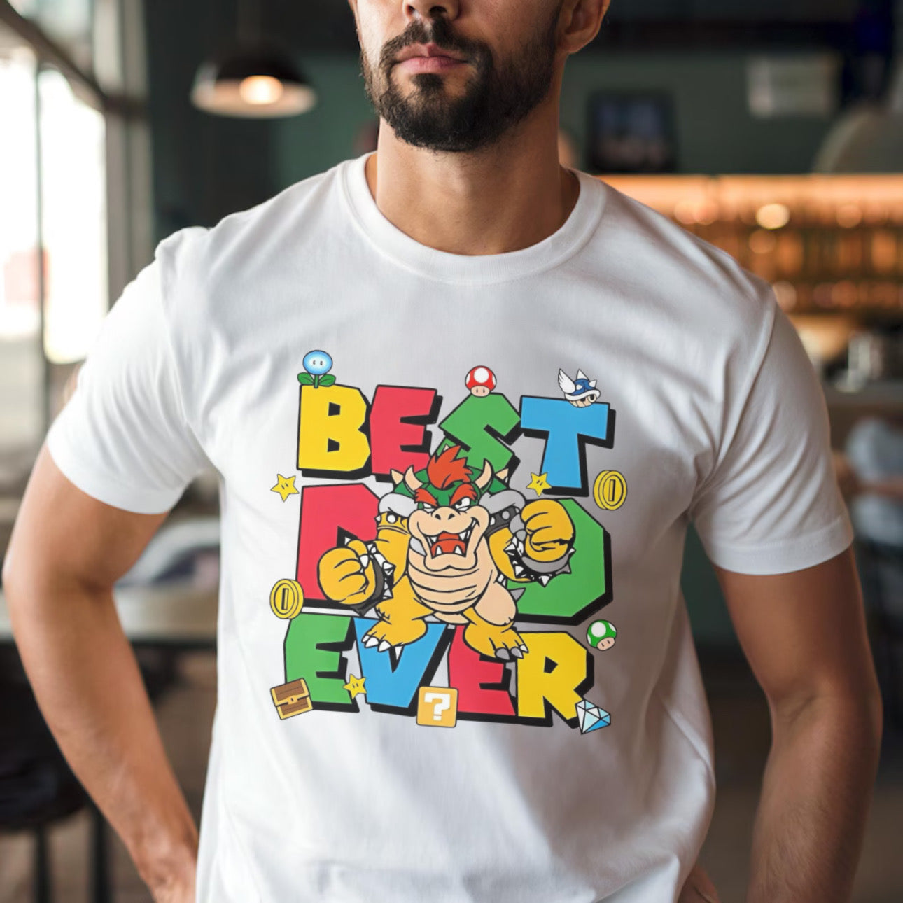 Best Dad / Multiple Characters - T-Shirt Unisex All Sizes