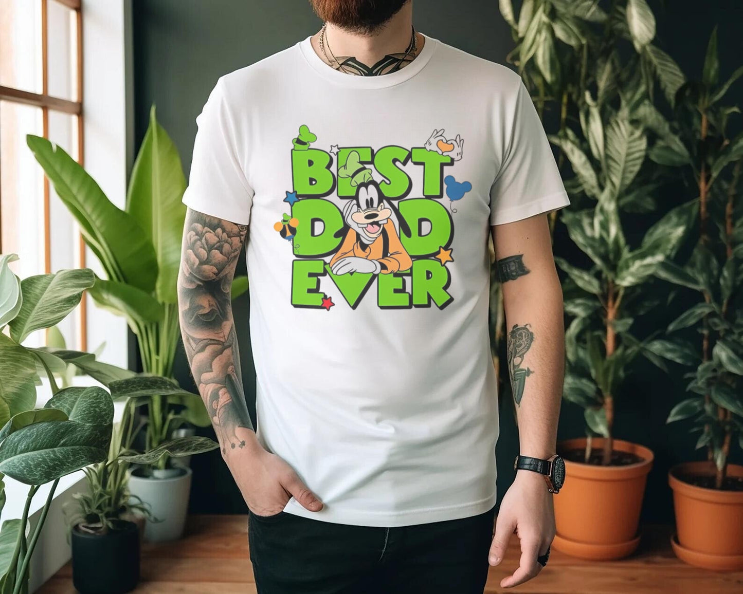 Best Dad / Multiple Characters - T-Shirt Unisex All Sizes