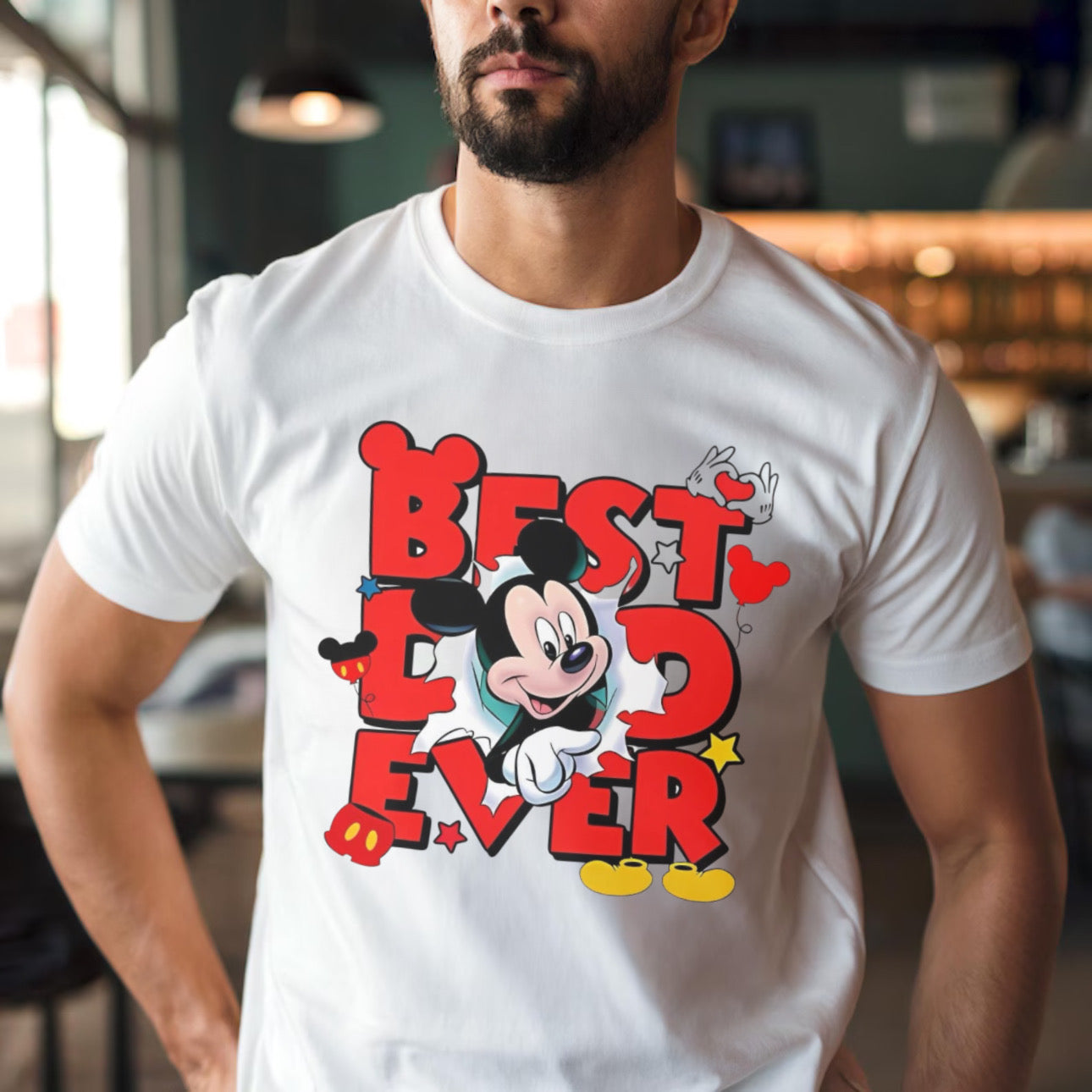Best Dad / Multiple Characters - T-Shirt Unisex All Sizes