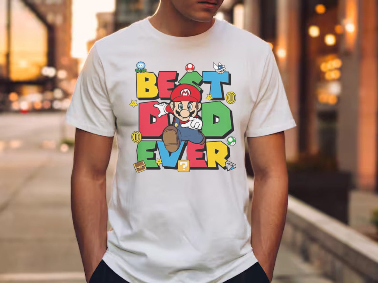 Best Dad / Multiple Characters - T-Shirt Unisex All Sizes