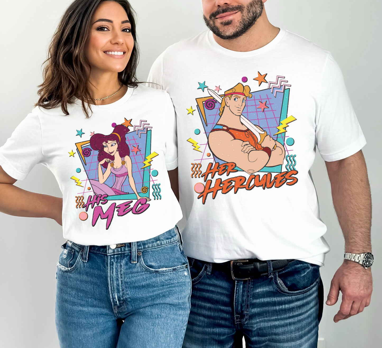 The Demigod and the Damsel (His & Hers) - T-Shirt Unisex All Sizes