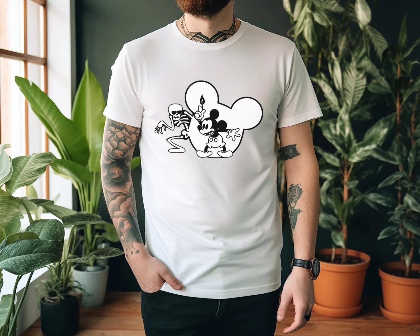 Mouse Skeleton - Tee’s & sweatshirts Unisex All Sizes