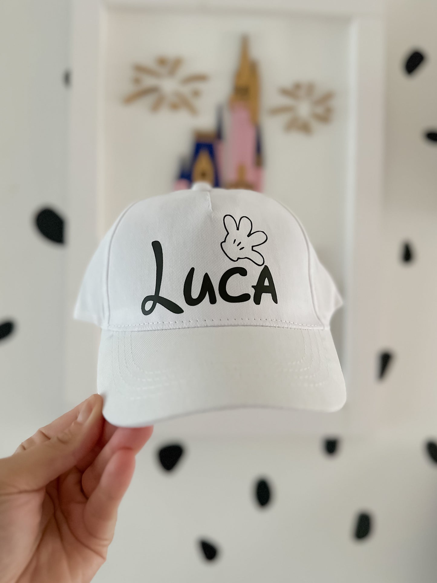 Mouse Personalised Baseball Caps - All Sizes