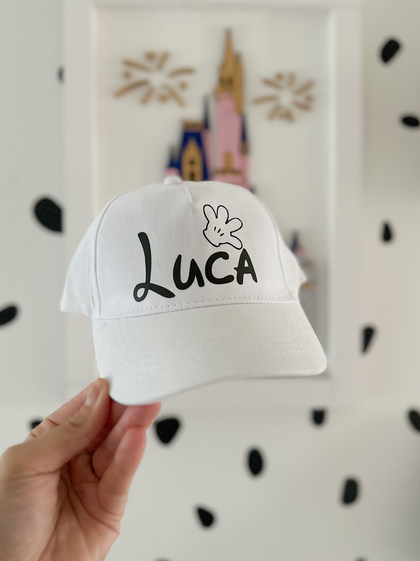 Mouse Personalised Baseball Caps - All Sizes