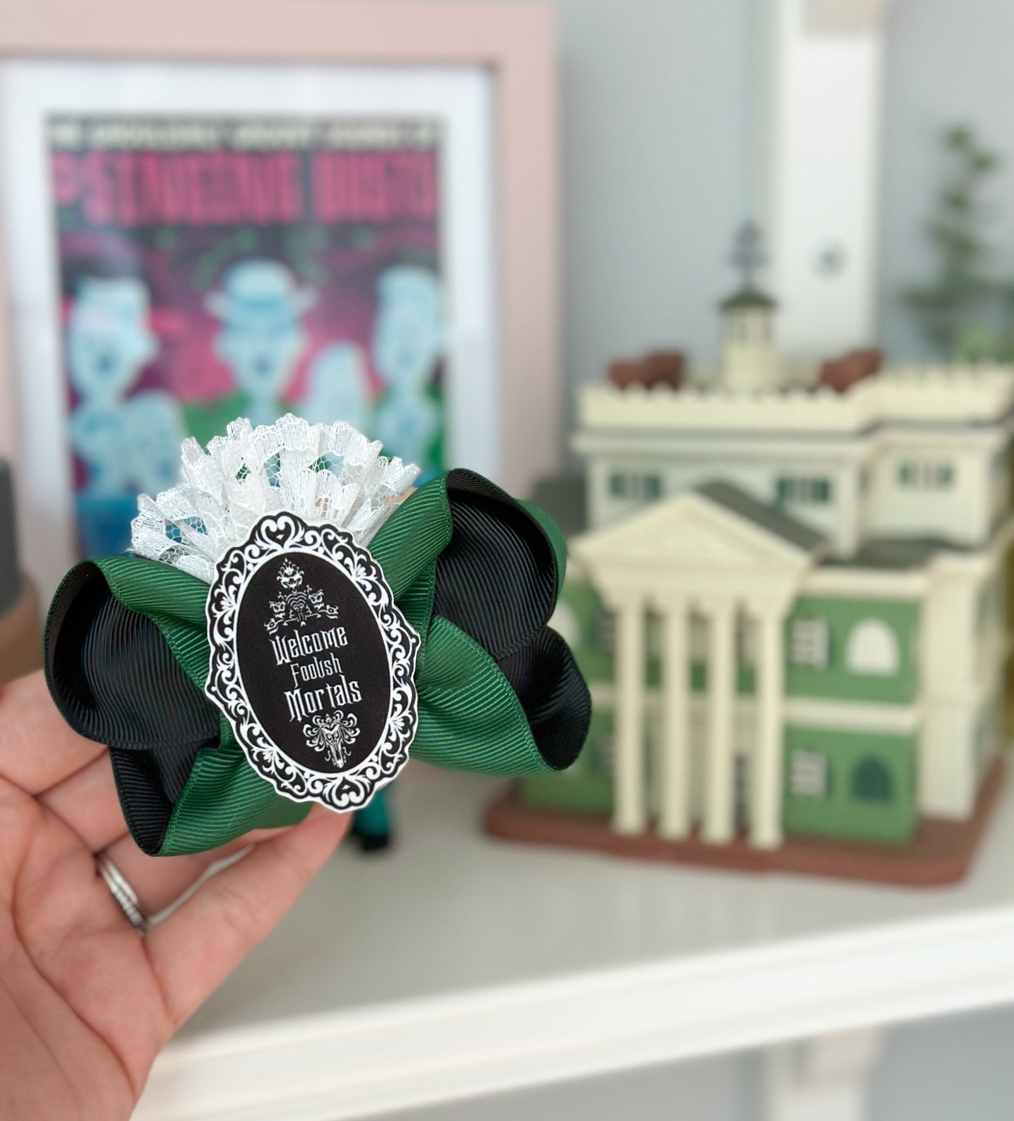 Haunted Manor Maid - Boutique Style Hair Bow