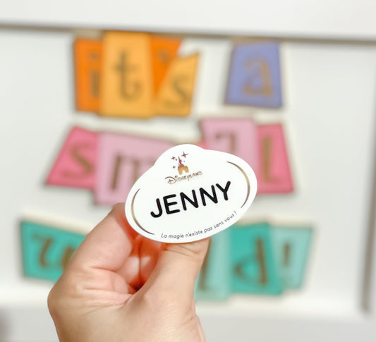 *Paris* Cast Member Style Badges, Keyring or Magnet