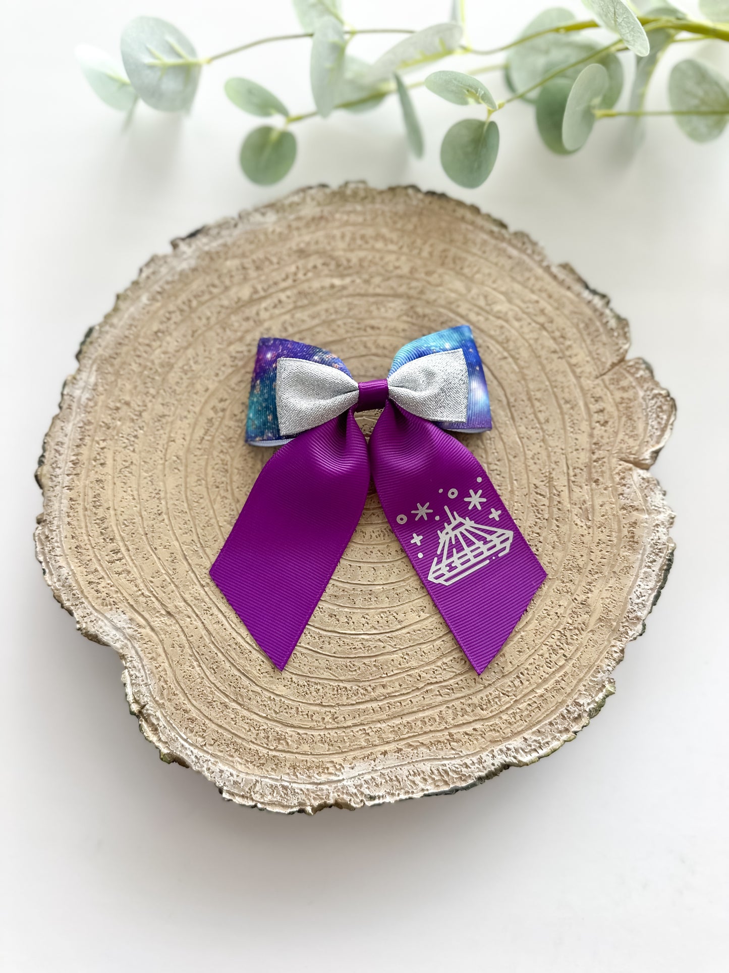 Space Launch inspired Hair Bow