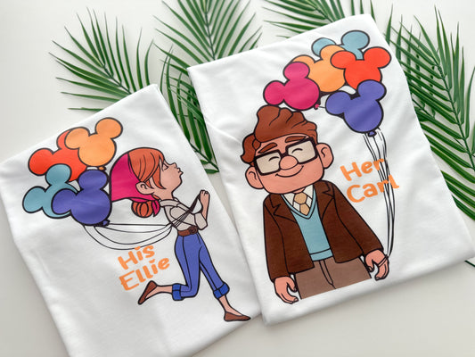 Adventure & Always (His & Hers) - T-Shirt Unisex All Sizes