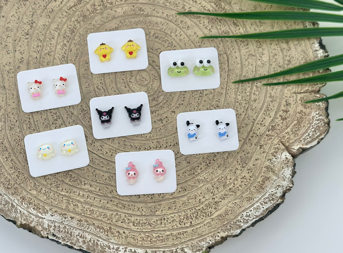 Kawaii Friends Stud Earrings