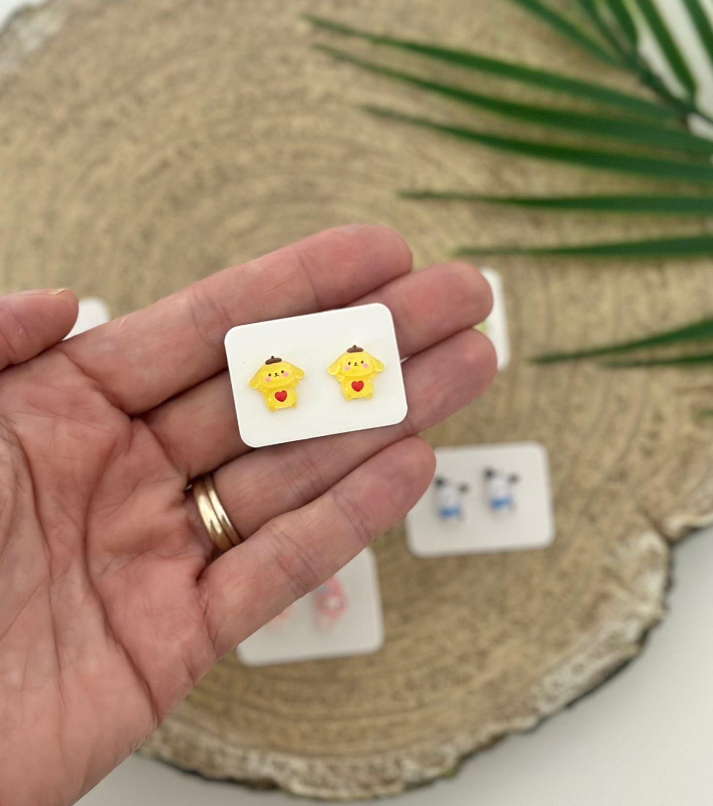Kawaii Friends Stud Earrings