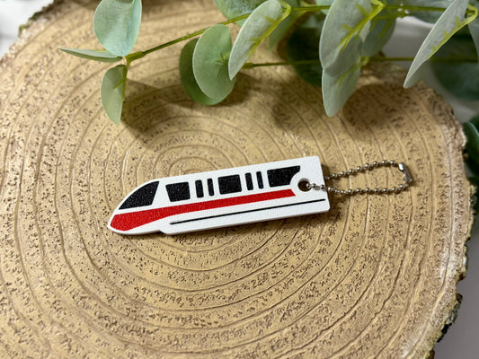 Monorail inspired Keychain/Bag Charm