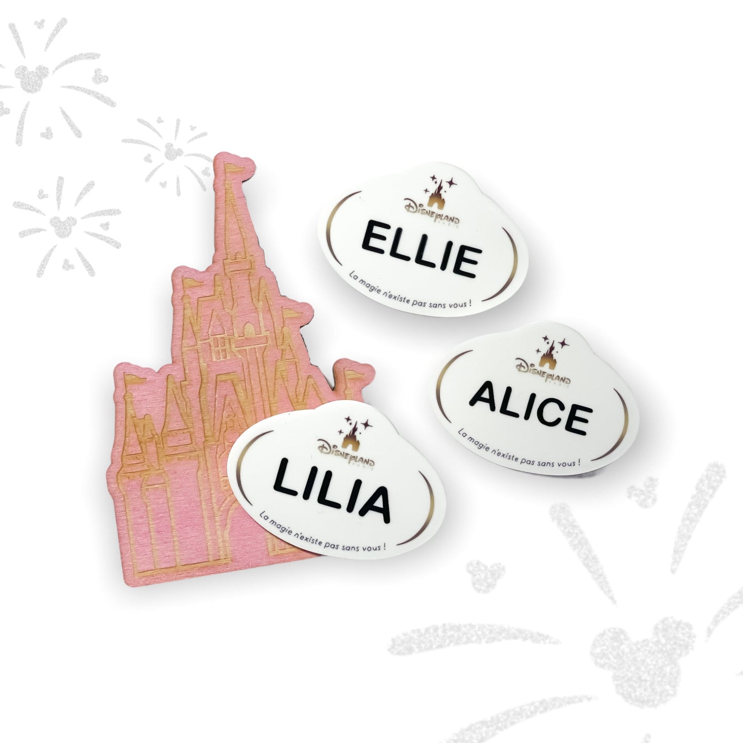 *Paris* Cast Member Style Badges, Keyring or Magnet