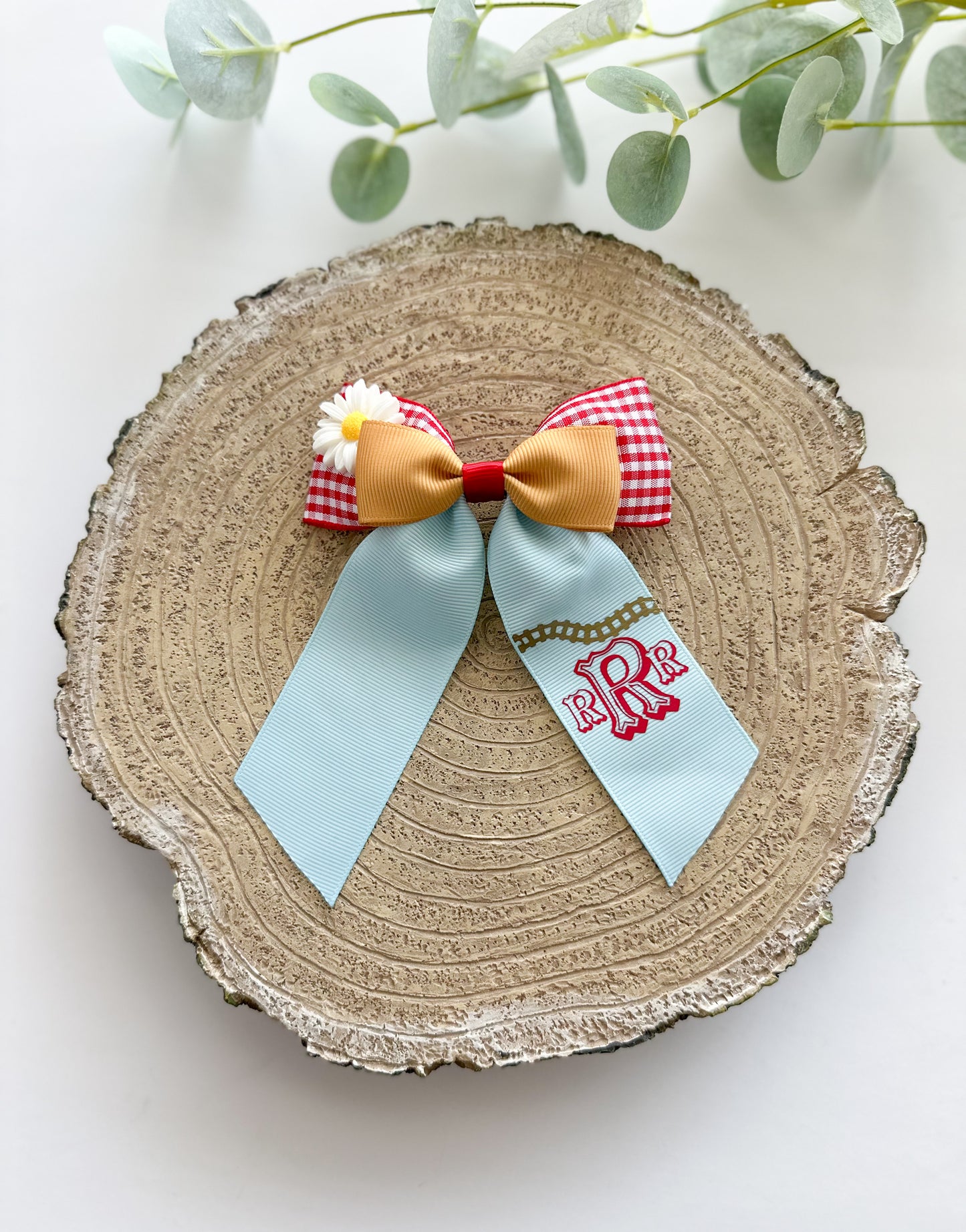 Runaway Railway inspired Hair Bow