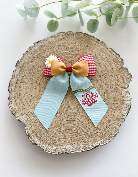 Runaway Railway inspired Hair Bow