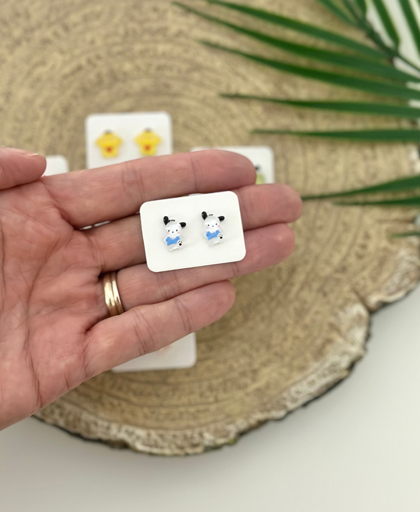 Kawaii Friends Stud Earrings