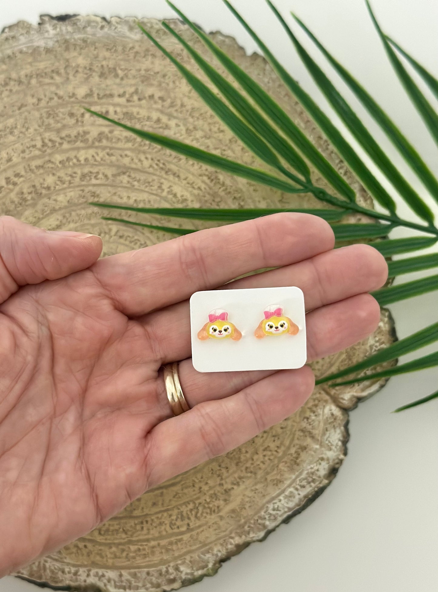 Bear and Friends Stud Earrings