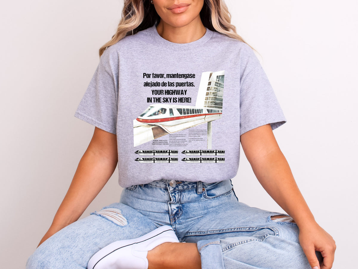 Retro Monorail - Tee’s & sweatshirts Unisex All Sizes