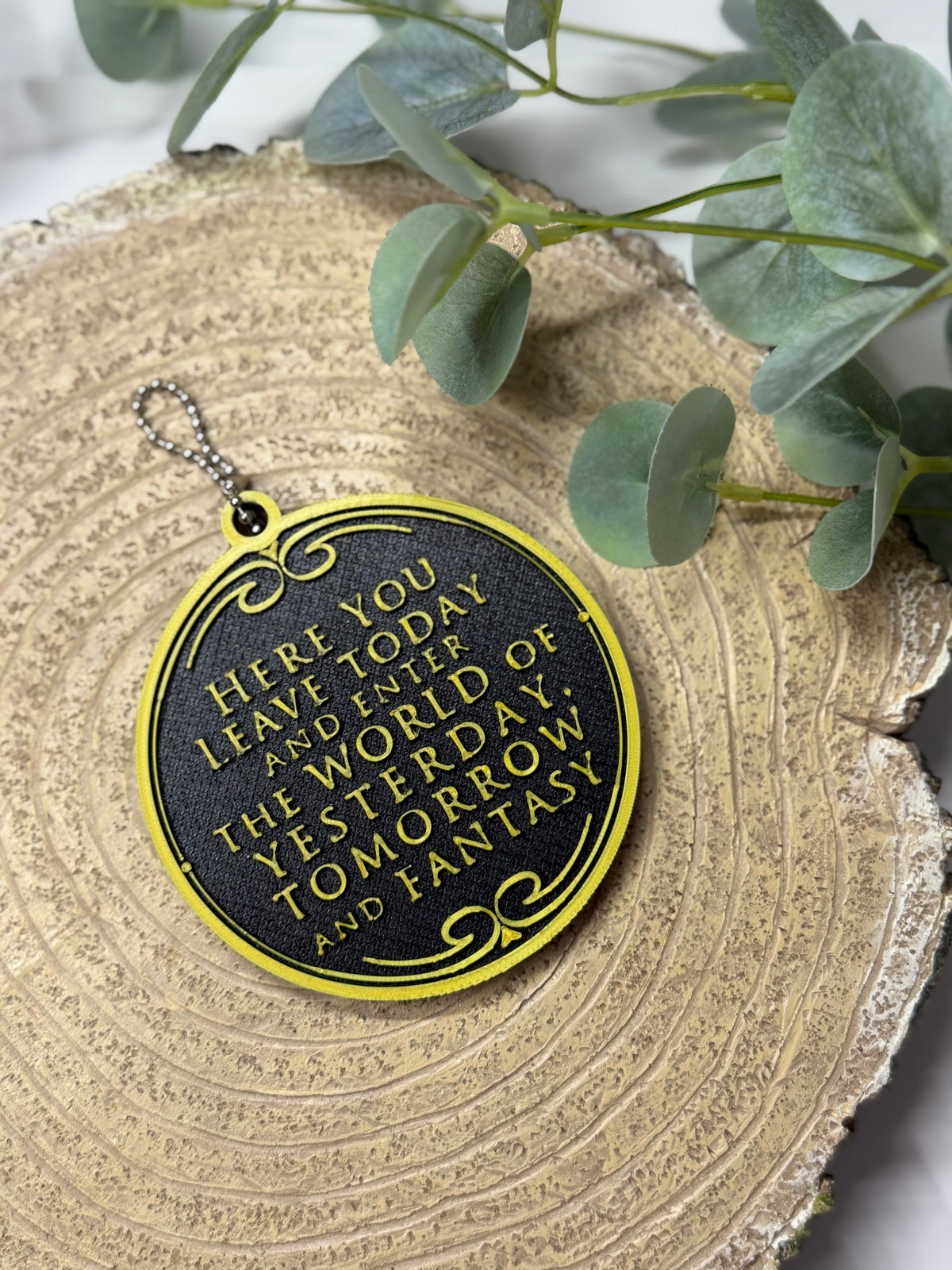 Magic Kingdom Entrance Sign inspired Keychain/Bag Charm