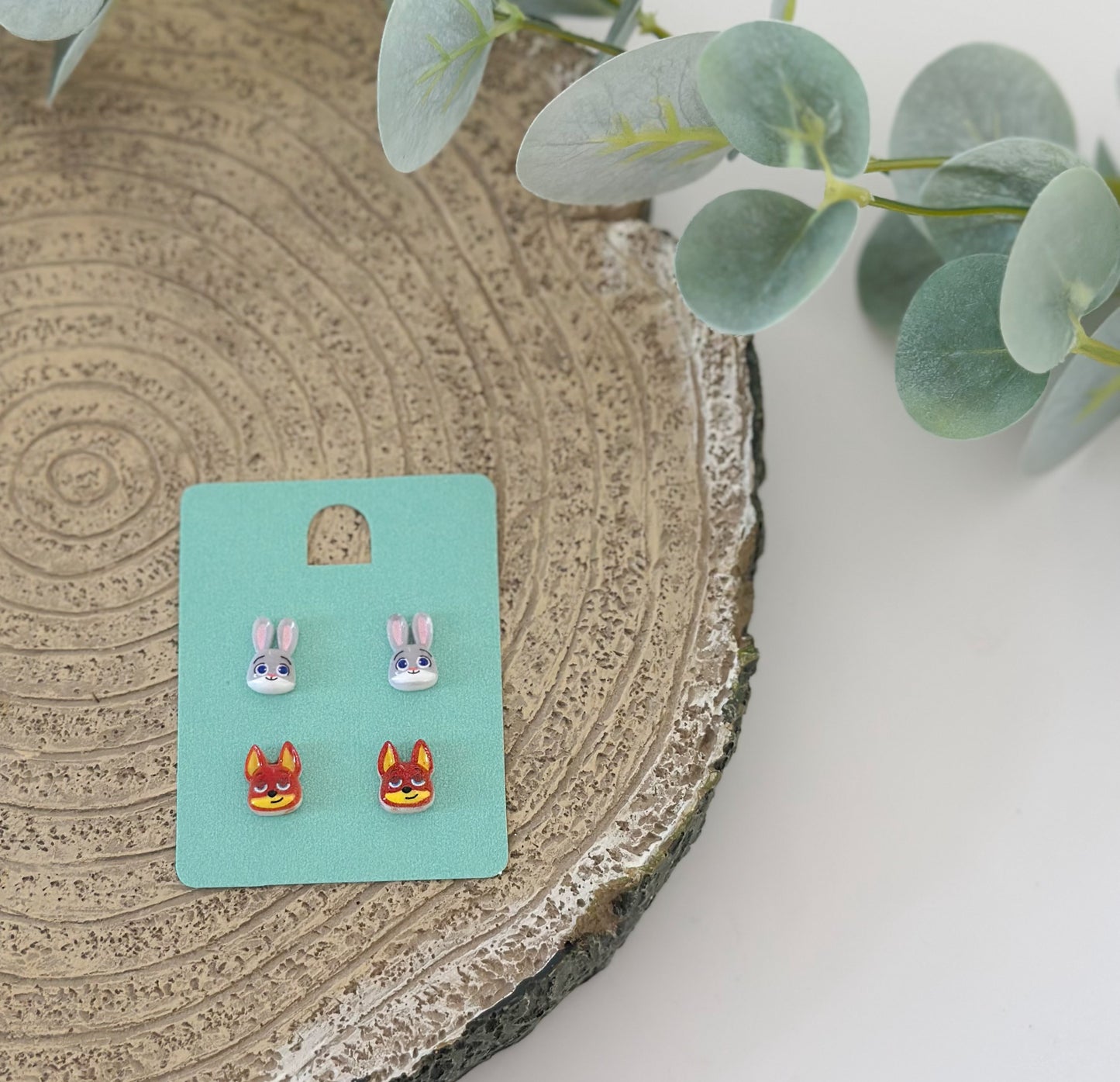 Mini Character Cutie Stud Earrings