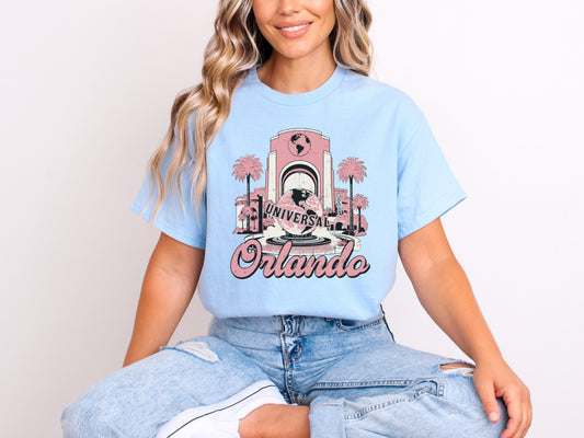 Universal Studios / Retro Pink - Tee’s & sweatshirts Unisex All Sizes