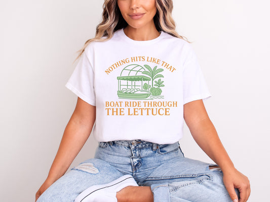 Boat ride through the lettuce - T-Shirt Unisex All Sizes