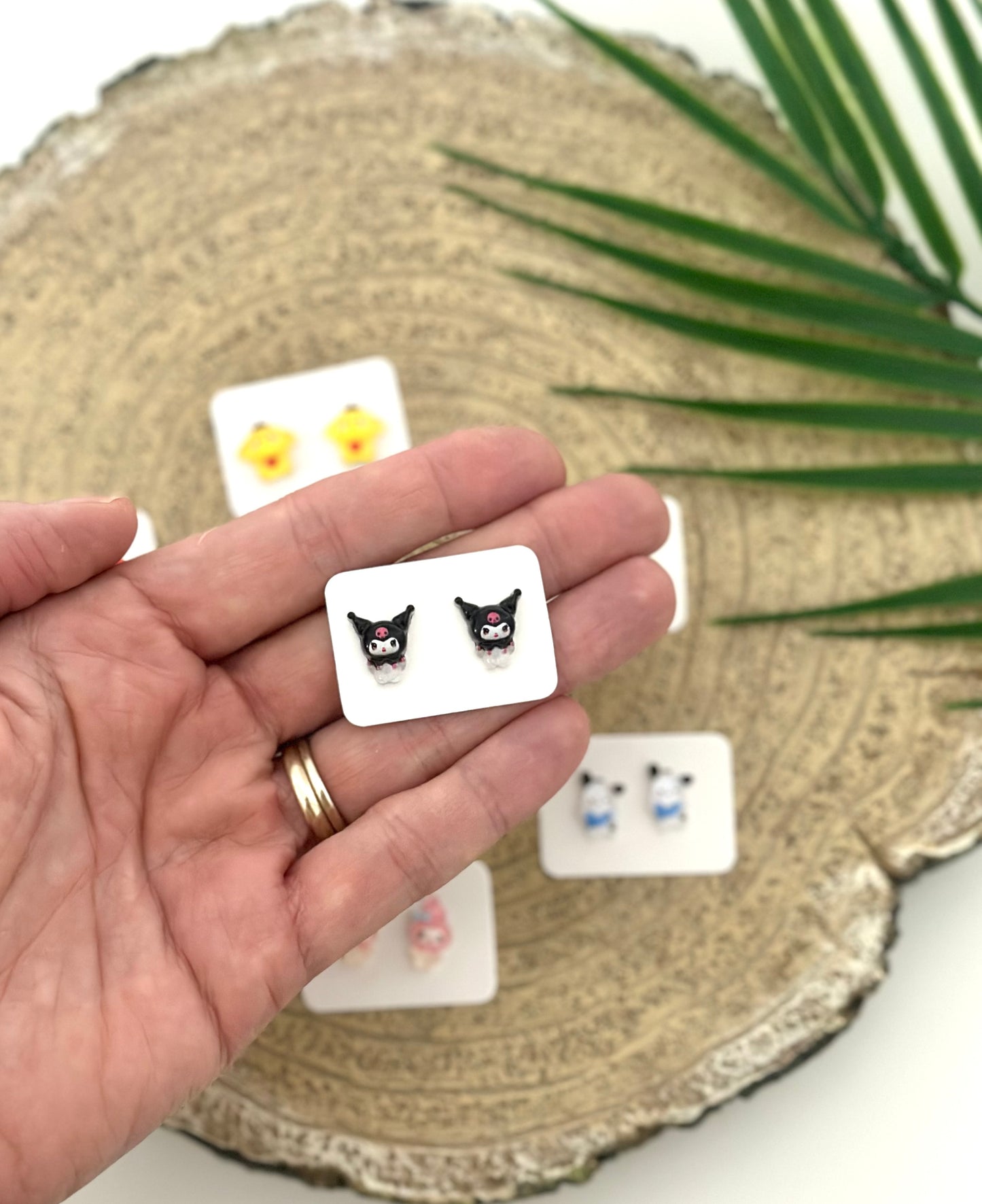 Kawaii Friends Stud Earrings