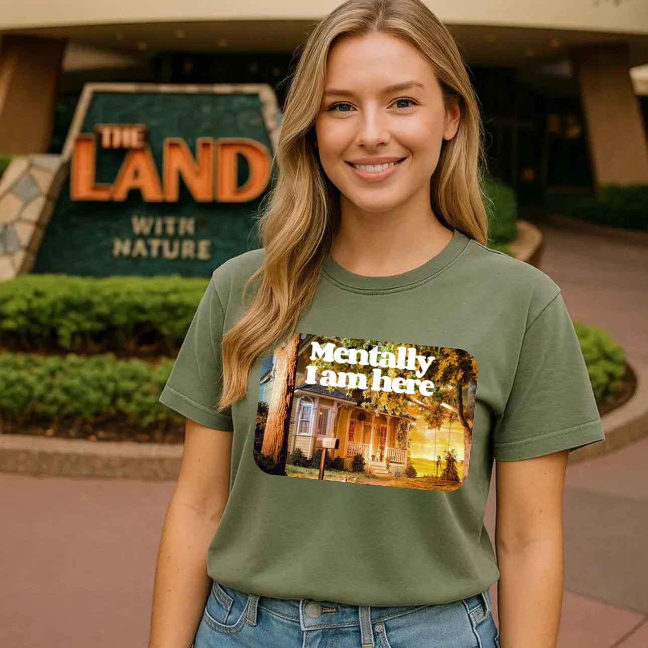 Mentally I am here - Tee’s & sweatshirts Unisex All Sizes