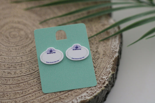 Cast Member Badge Stud Earrings