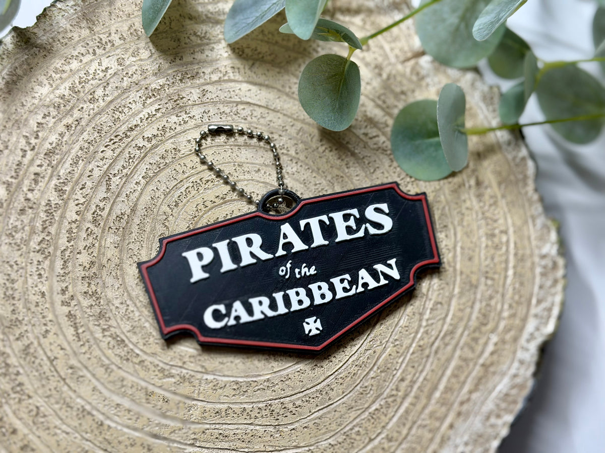 Pirates of the Caribbean inspired Keychain/Bag Charm