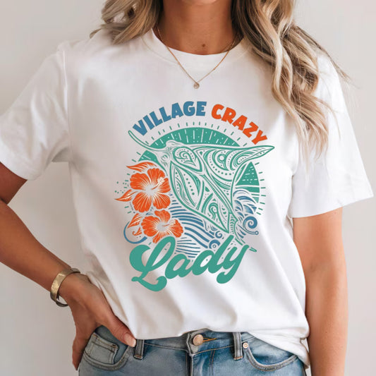Crazy Lady - T-Shirt Unisex All Sizes