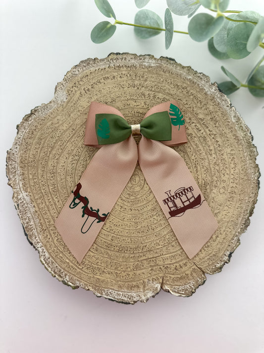 Jungle Navigator inspired Hair Bow