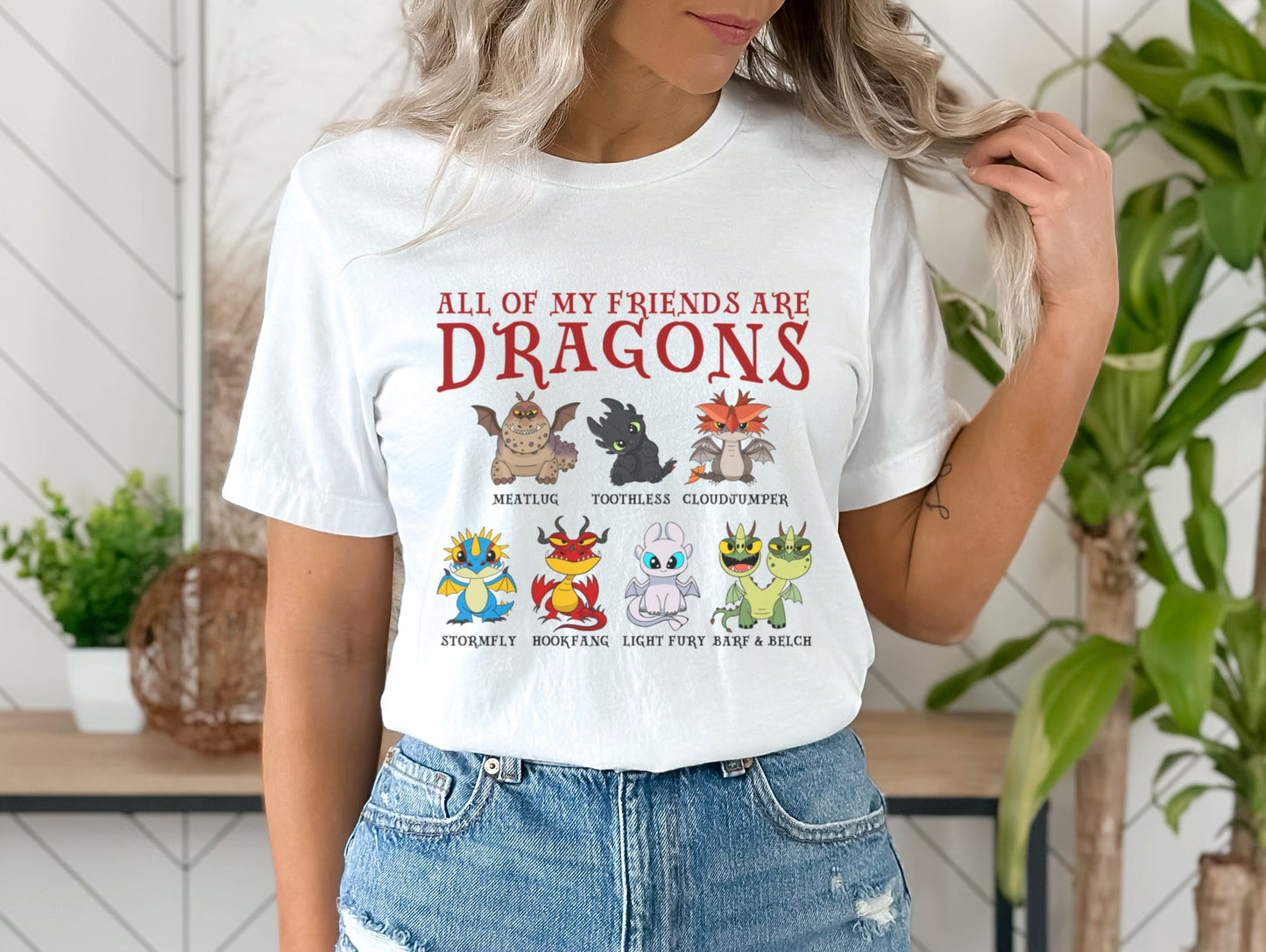 All my friends are dragons - T-Shirt Unisex All Sizes