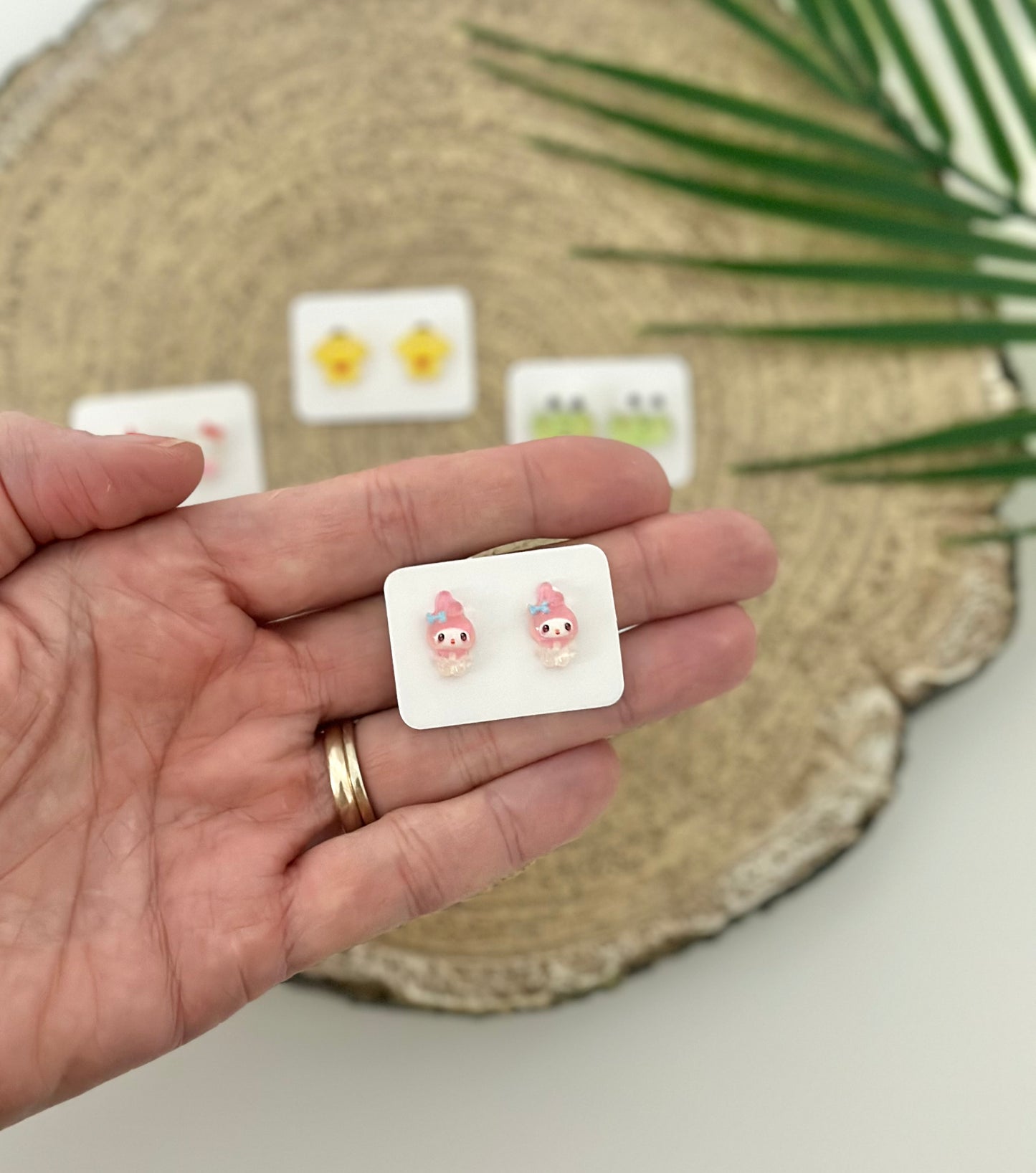 Kawaii Friends Stud Earrings
