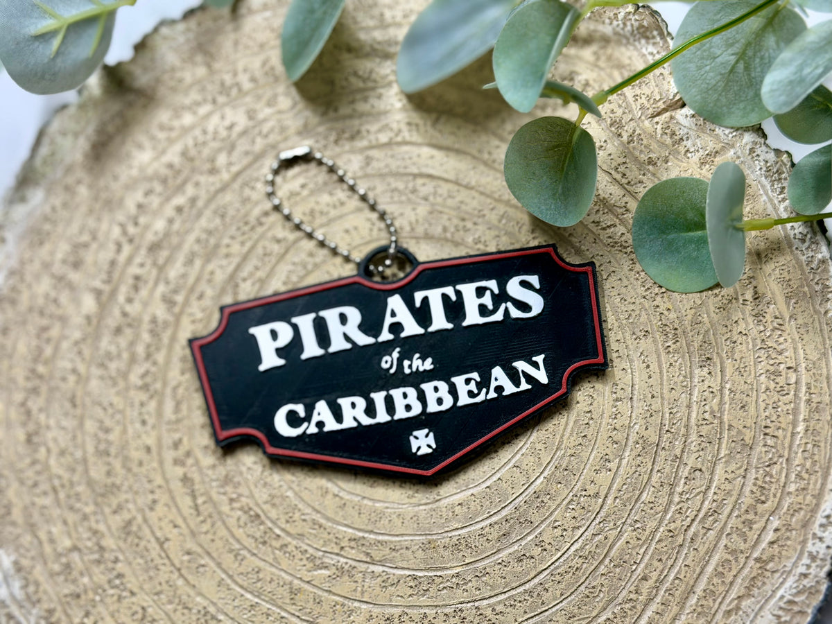 Pirates of the Caribbean inspired Keychain/Bag Charm