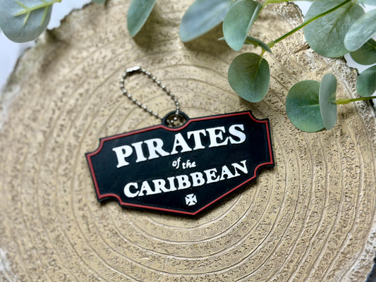 Pirates of the Caribbean inspired Keychain/Bag Charm