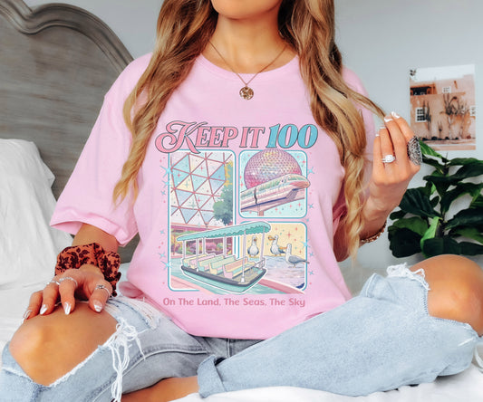 Keep it 100 - Tee’s & sweatshirts Unisex All Sizes