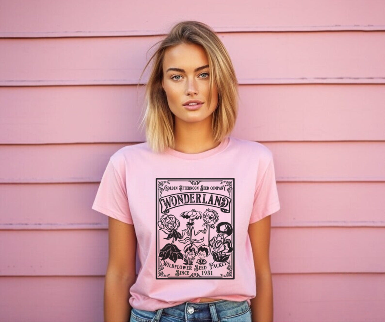 Alice in Wonderland/Wallflower -  Tee’s & sweatshirts Unisex All Sizes