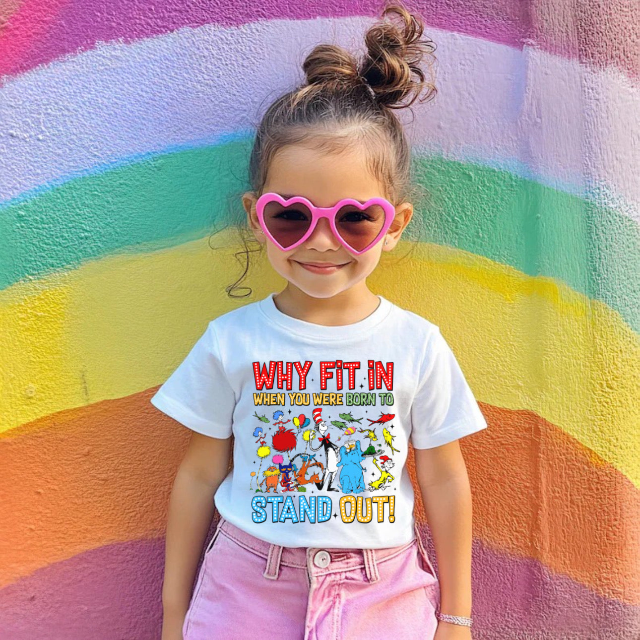 Why fit in / Dr Seuss  - T-Shirt Unisex All Sizes