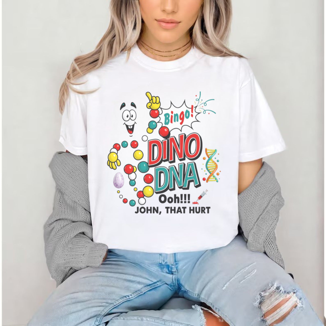 Dino DNA - Tee’s & sweatshirts Unisex All Sizes
