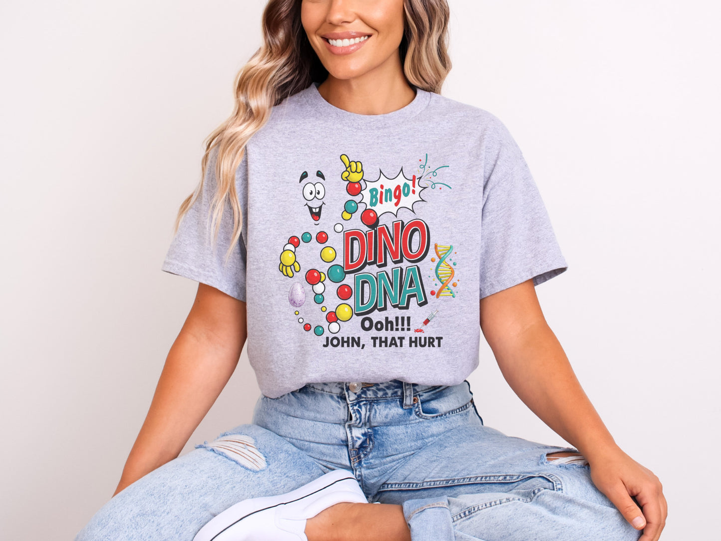 Dino DNA - Tee’s & sweatshirts Unisex All Sizes