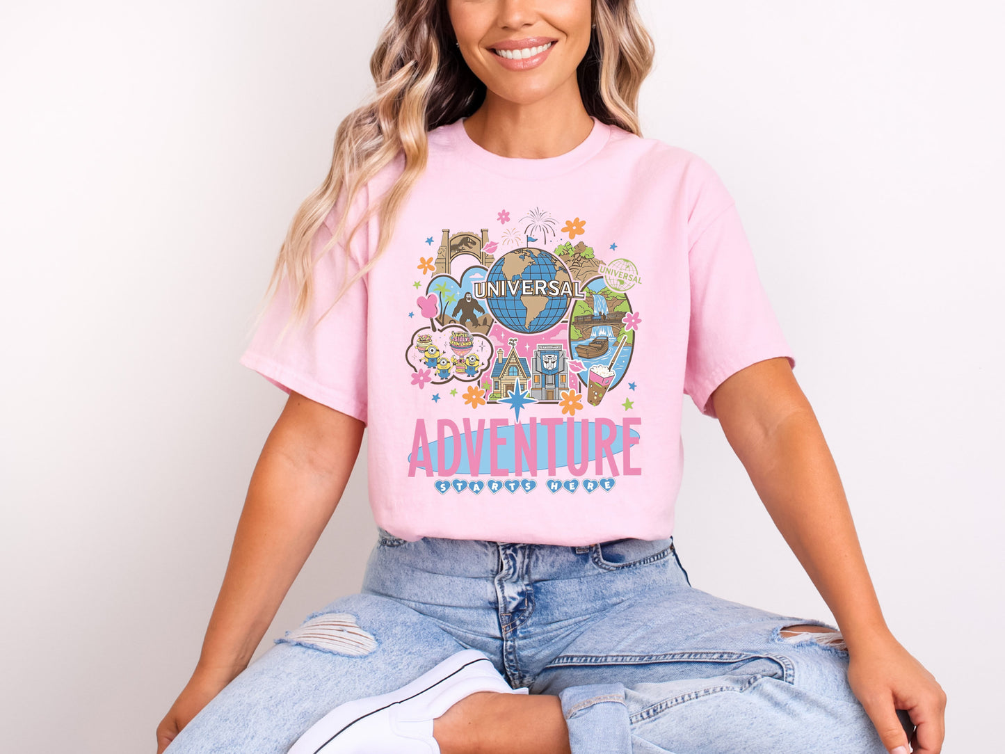 Universal Studios / Adventure starts here - Tee’s & sweatshirts Unisex All Sizes
