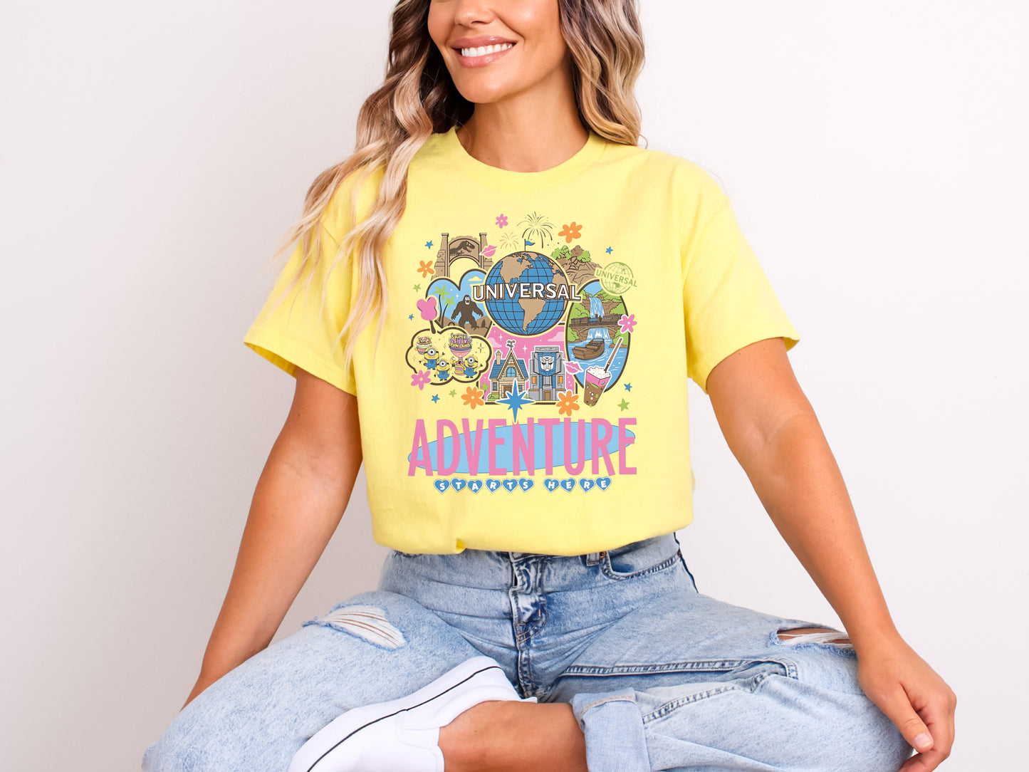 Universal Studios / Adventure starts here - Tee’s & sweatshirts Unisex All Sizes