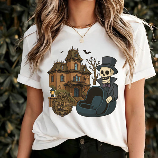 Spooky Manor (Paris) - T-Shirt Unisex All Sizes